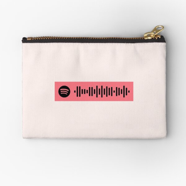3 musketeers Spotify Scan Code Zipper Pouch