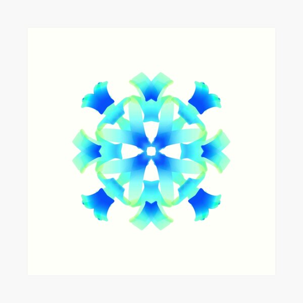 Kaleidoscope Transparent PNG 00013 Art Print