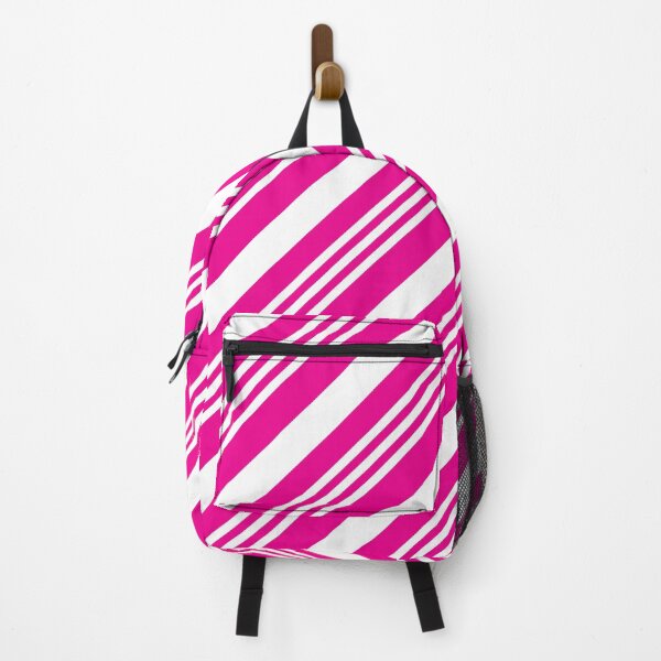 Item preview, Candy Cane Stripes Style 1 in Pink and White Reversed designed and sold by Darcy777.