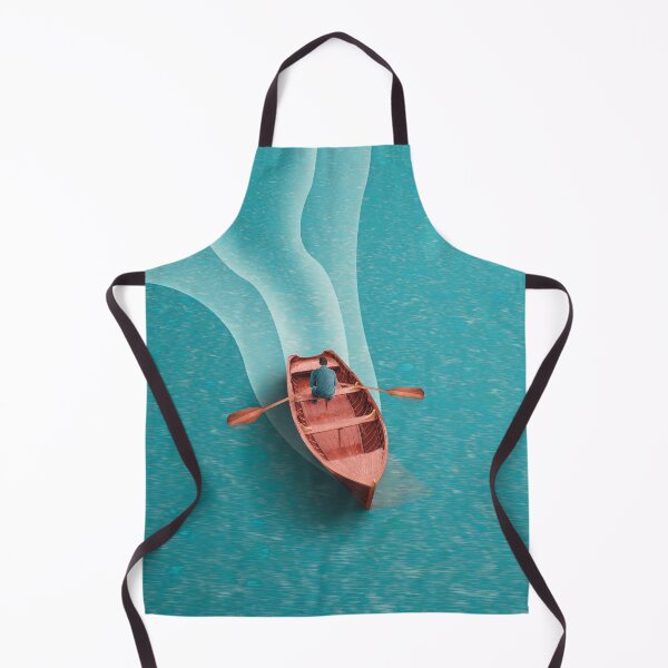 Item preview, boat sea ocean rowing wood man designed and sold by LetsSeaIt.