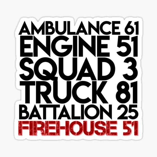 Chicago Fire - One Chicago 2 Sticker