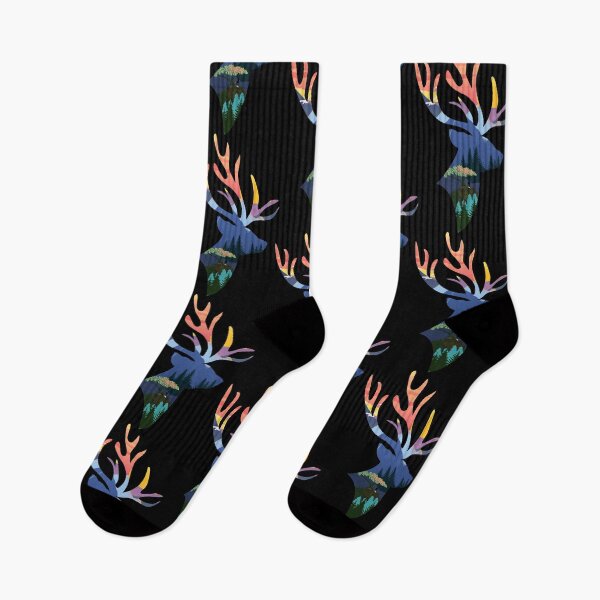 Item preview, Wild Reindeer Sunset Forest designed and sold by niamin.