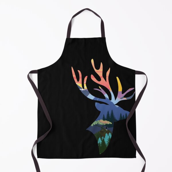 Item preview, Wild Reindeer Sunset Forest designed and sold by niamin.