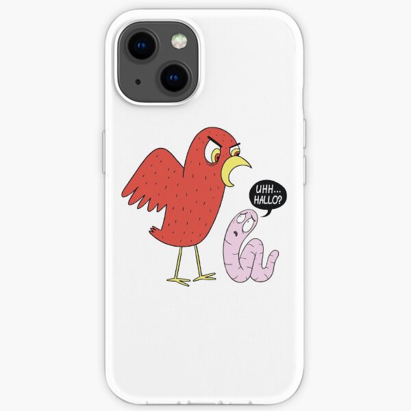 Early Bird Gets Worm Funny iPhone Soft Case