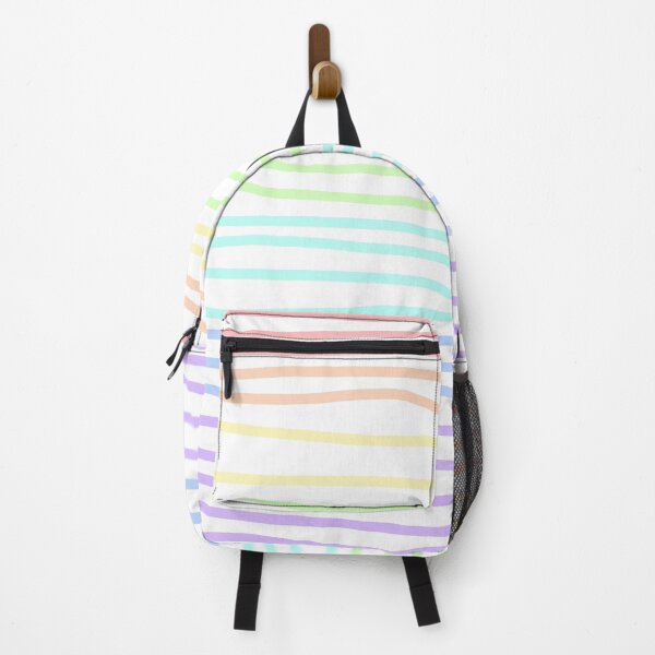 Item preview, Pastel Rainbow Hand Drawn Lines designed and sold by Whoopsidoodle.