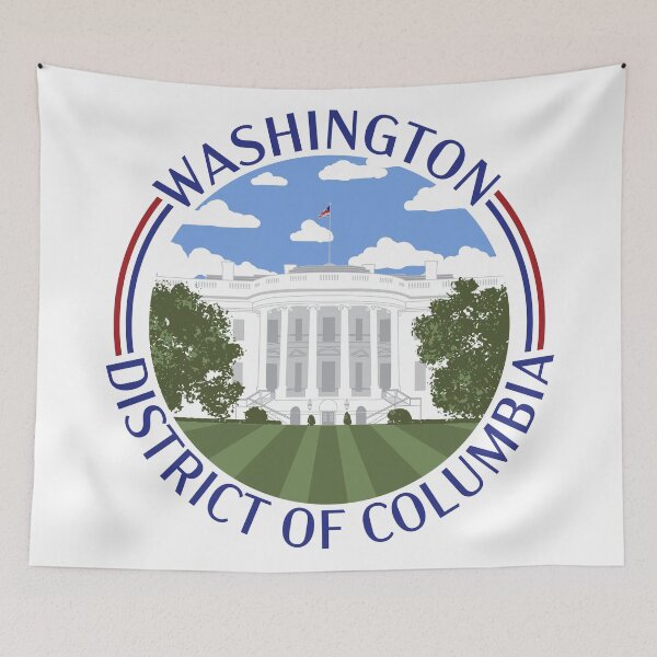 Item preview, Washington, DC designed and sold by Meg-Does-Art.