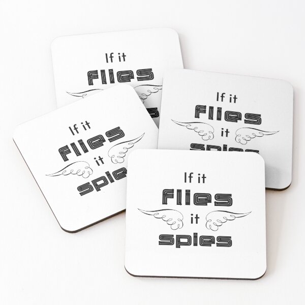 Item preview, if it flies it spies sticker and more designed and sold by JanaMJ.