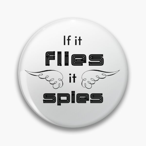 Item preview, if it flies it spies sticker and more designed and sold by JanaMJ.