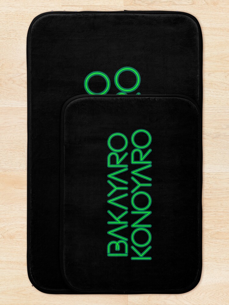 bakayaro-konoyaro-meaning-bath-mat-for-sale-by-gonzalofreire-redbubble