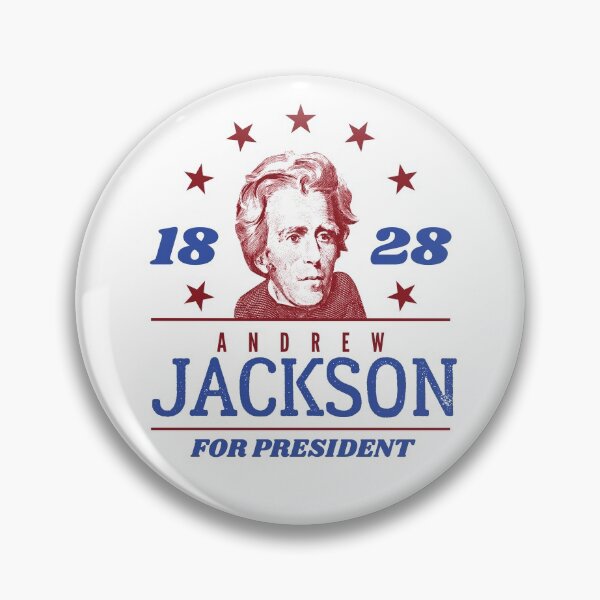Artikelvorschau, Andrew Jackson für die Kampagne des Präsidenten 1800 entworfen und verkauft von The Junto Shop.