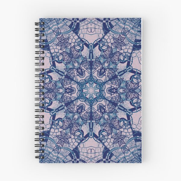Item preview, Shamans blue dream - deep cold jungle mandala designed and sold by GloomyLand.