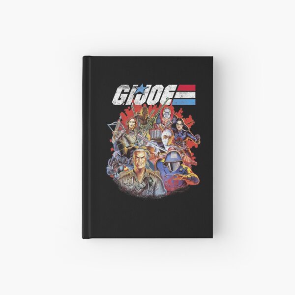G.I. Joe Group Shot Fade T Shirt Gift For Men and Women, Gift Halloween Day, Thanksgiving, Christmas Day Hardcover Journal
