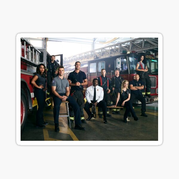 Chicago Fire Cast Sticker