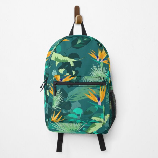 Item preview, Jungle Leaves and Tropical Flower Pattern designed and sold by SeraphineArts.