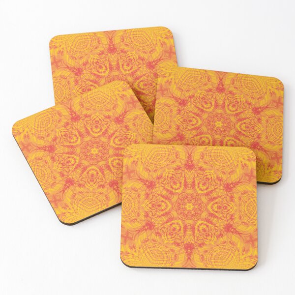 Item preview, Kiss of Wisdom Eyes - Trippy Sunset Mandala designed and sold by GloomyLand.