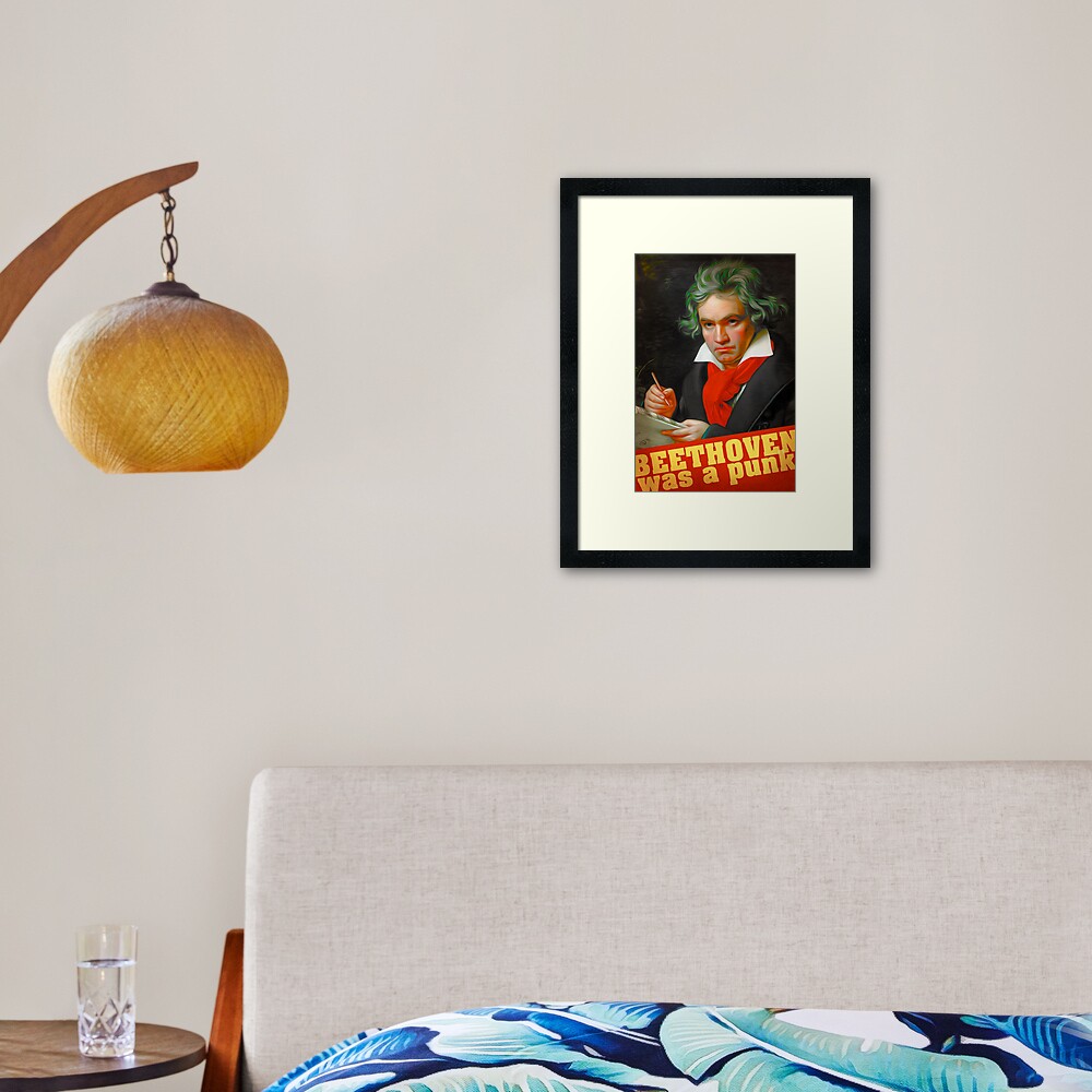 Ludwig van Beethoven Framed Art Print