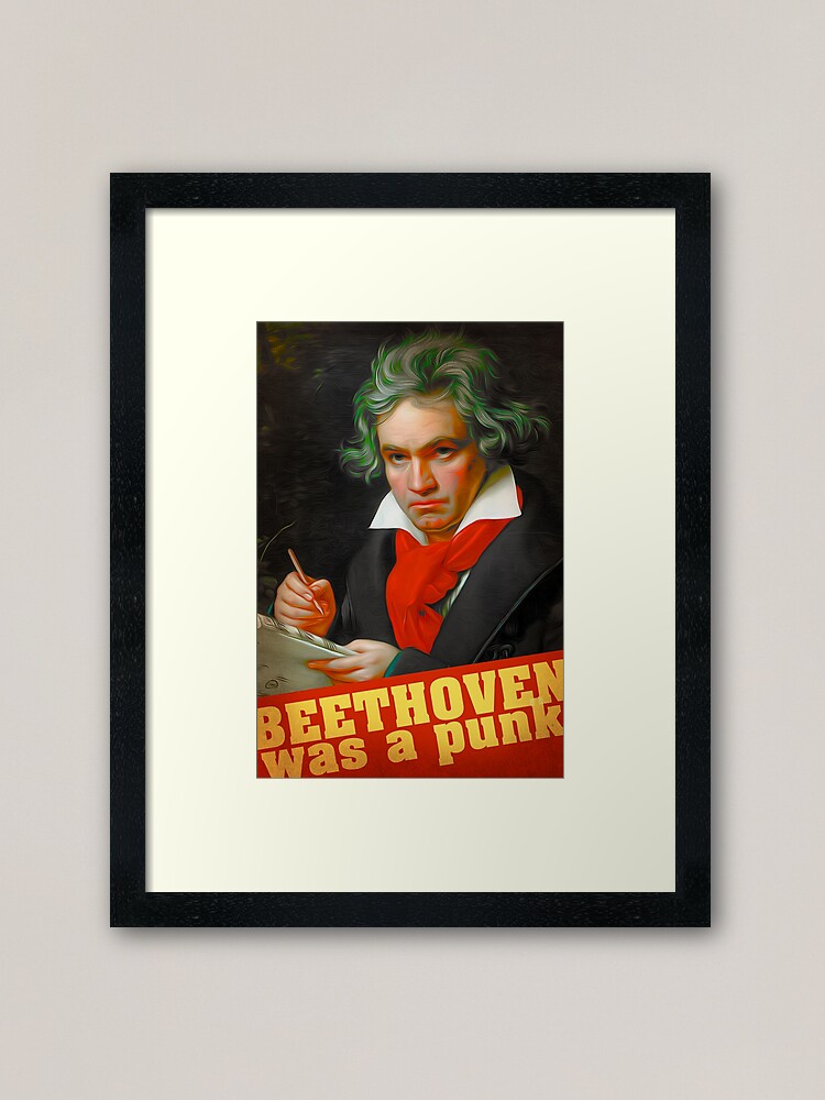 Alternate view of Ludwig van Beethoven Framed Art Print