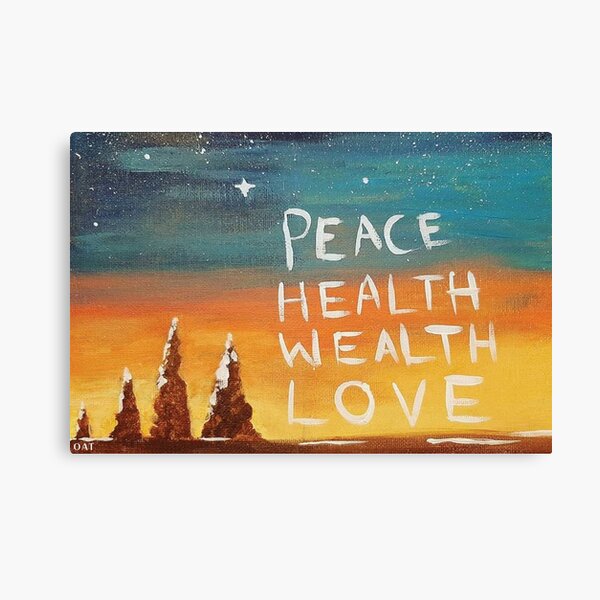 Dream Life Affirmation Canvas Print