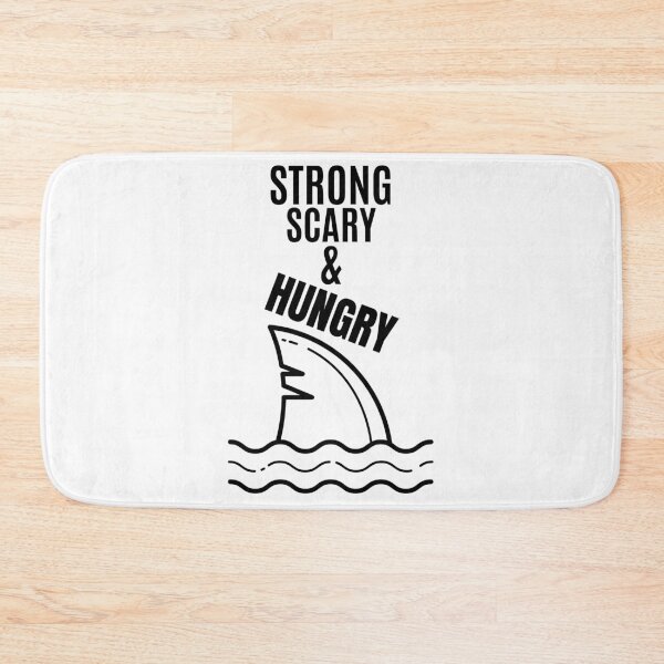 Item preview, Strong Scary & Hungry - shark designed and sold by RIVEofficial.