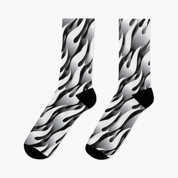 Item preview, FLAMES - WHITE & BLACK designed and sold by flame-shop.