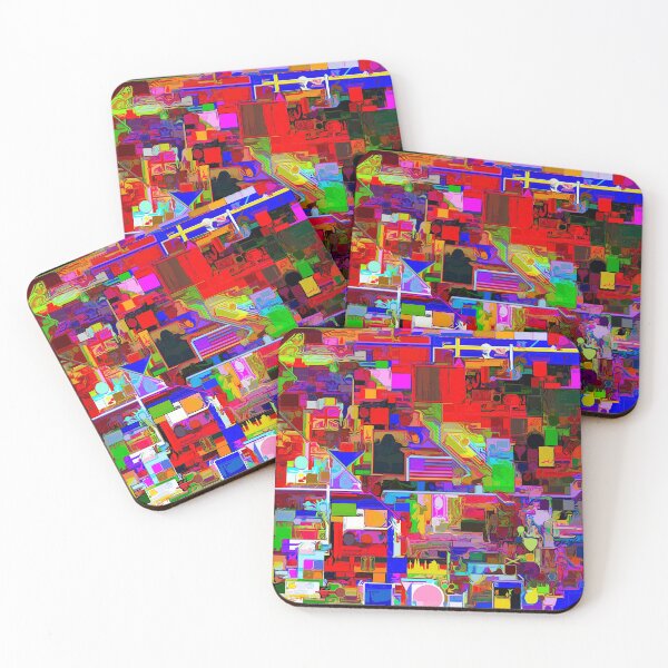 Item preview, Reddit Place r/place Abstract Digital Painting designed and sold by Dator-Abstracts.