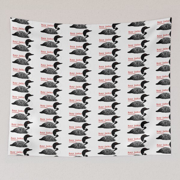 Item preview, Peach Hay Lake Minnesota Loon designed and sold by BP-PRINTS.
