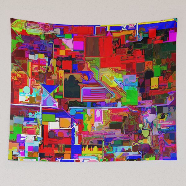 Item preview, Reddit Place r/place Abstract Digital Painting designed and sold by Dator-Abstracts.