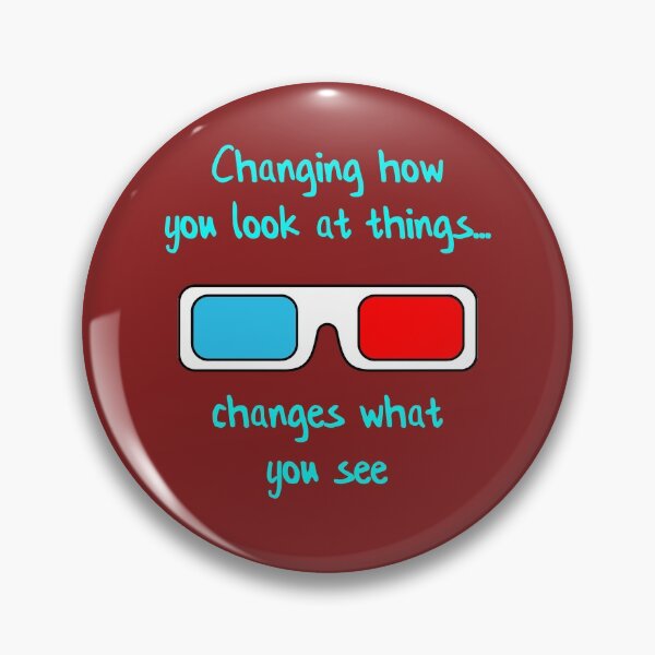 Item preview, Changing how you look at things designed and sold by positivemessage.