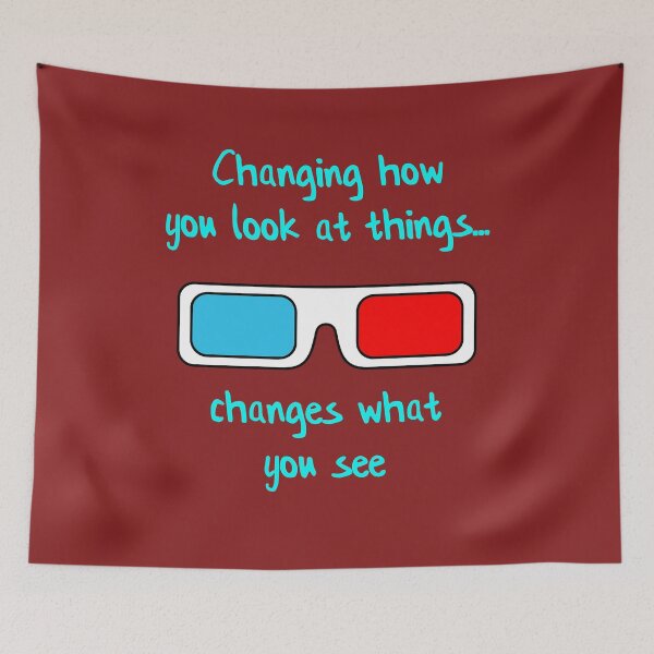Item preview, Changing how you look at things designed and sold by positivemessage.