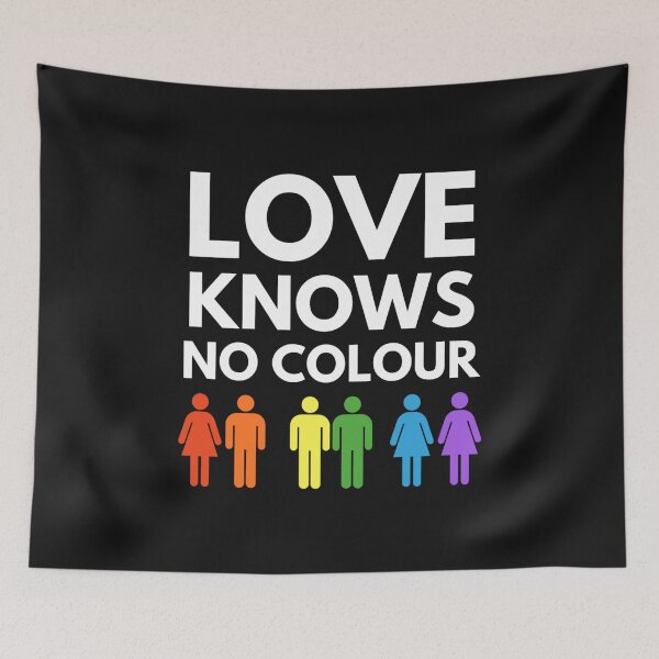 Item preview, Love Knows No Colour, Black Lives Matter designed and sold by FLUMPYFINGERS.