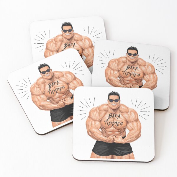 Item preview, Bara Tiddies Bodybuilder  Mask , T-Shirt and Sticker designed and sold by EmyLotus.