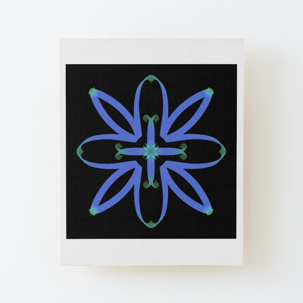Kaleidoscope 00009 Wood Mounted Print