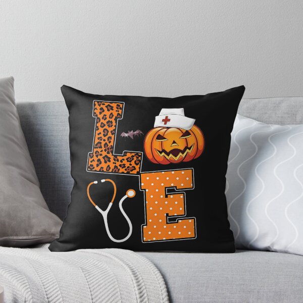 Item preview, Nurse Love Halloween Pumpkin Leopard designed and sold by BrucesAlexander.
