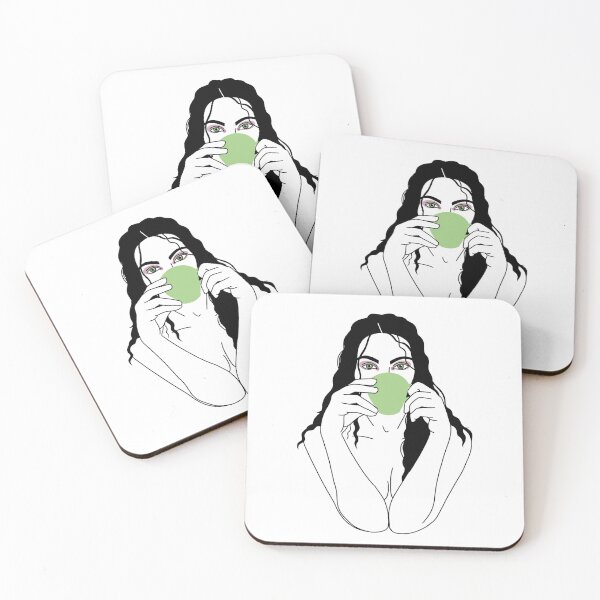 Item preview, Woman Drinking Coffee designed and sold by walkerbailey.