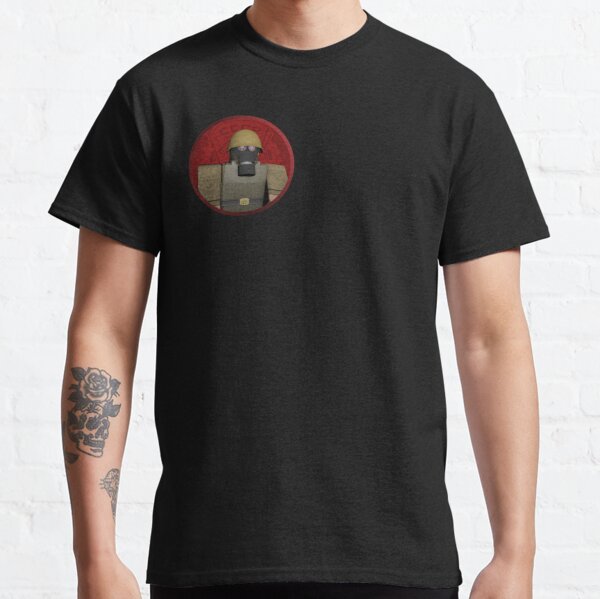 Roblox Game T Shirts Redbubble - face roblox png goku black roblox flee the facility