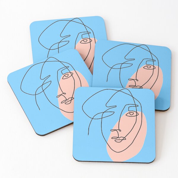 Item preview, Linear abstract face designed and sold by MisoraA.