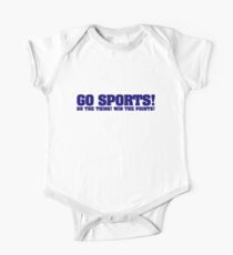 Go sports! Do the thing! Win the points! One Piece - Short Sleeve