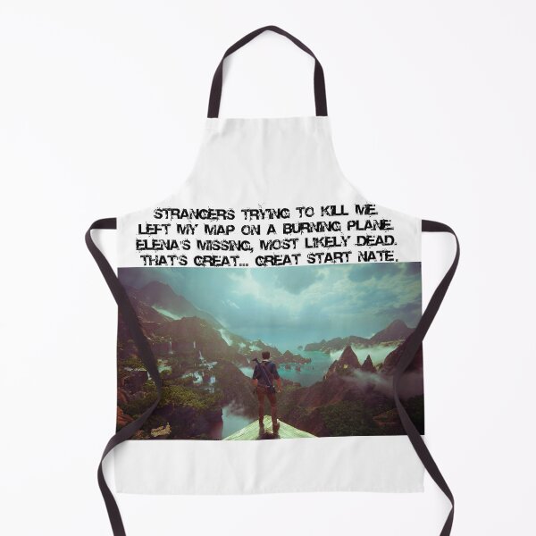 Item preview, Nathan Drake quote (Uncharted) designed and sold by erikvanrent.