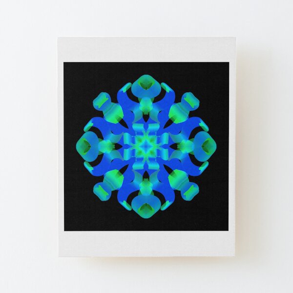 Kaleidoscope 00011 Wood Mounted Print