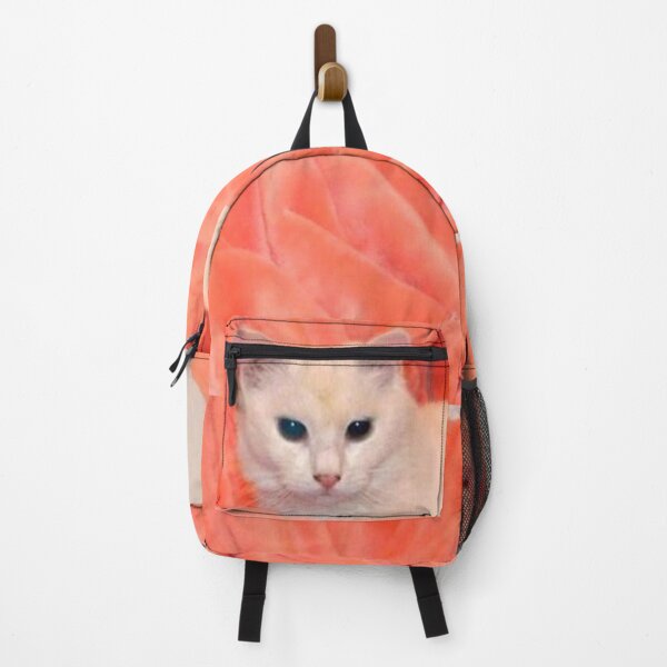 Item preview, RAISSA KAHINA 1 Queen of the Berbers white cat blanket pink orange cute sweet portrait photo designed and sold by dragonemma.