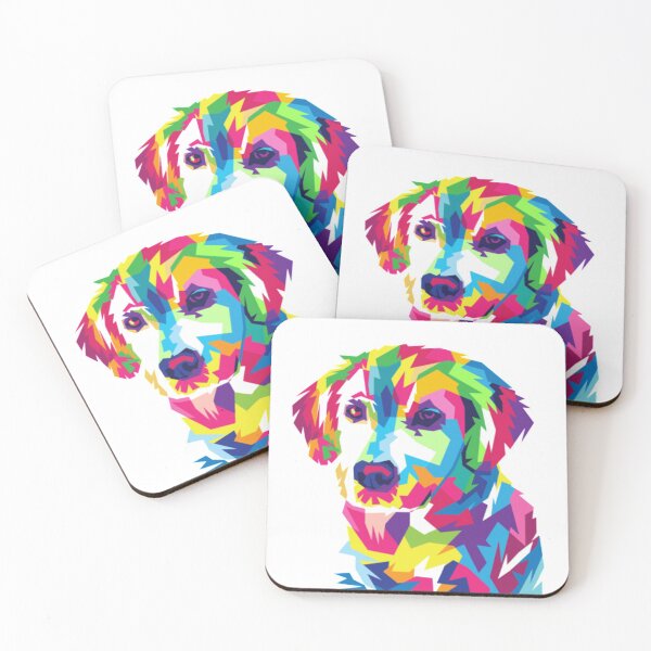 Item preview, Colorful dog picture designed and sold by digitalgull.