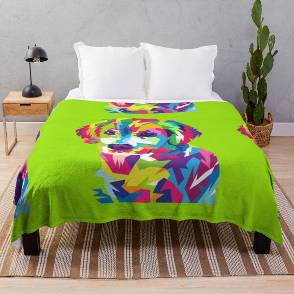 Item preview, Colorful dog picture designed and sold by digitalgull.