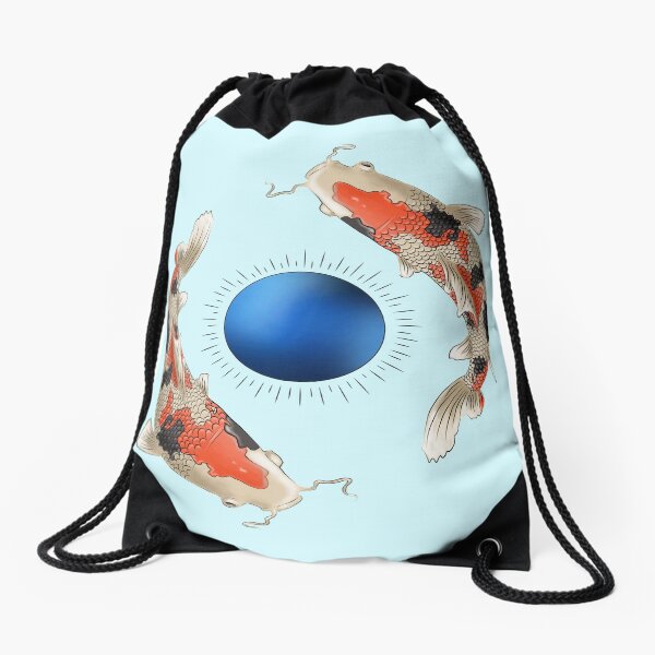 Fish Drawstring Bag