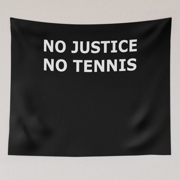 Item preview, NO JUSTICE TENNIS PROTEST designed and sold by martinosfr.