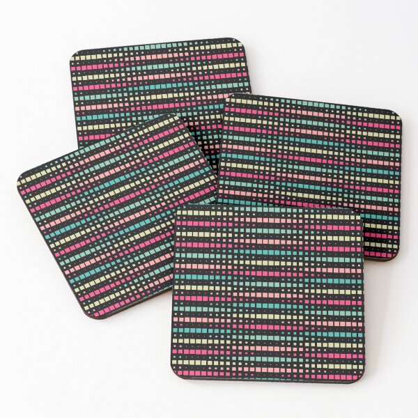 Item preview, Geometric Interwoven Halftone Seamless Mosaic Pattern - Colours designed and sold by Artberry.