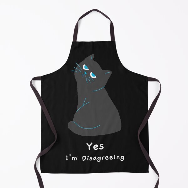 Item preview, Black Cat Yes I Disagree designed and sold by SimplyAverage.