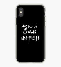 'Out for a walk bitch' - Buffy phone case iPhone Case