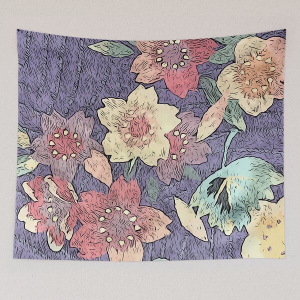 Artikelvorschau, Bodenserie: Tottori Blumen entworfen und verkauft von guoshengz.