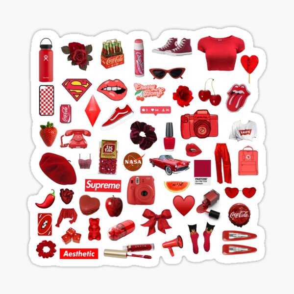 Red Laptop Sticker Pack Of 50+" for Sale by rojx2 | Redbubble