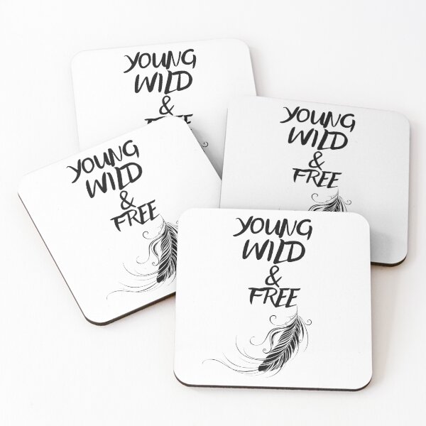 Item preview, Young, Wild and Free - feather designed and sold by RIVEofficial.